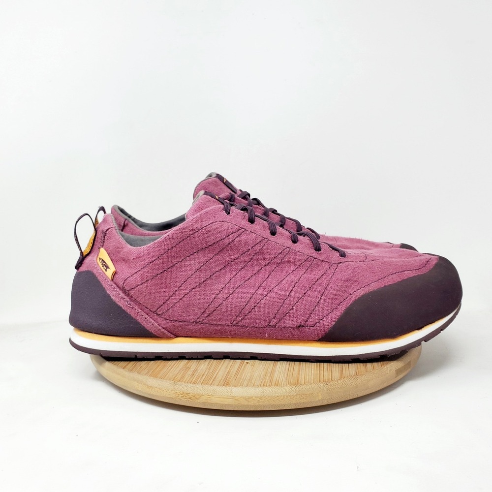 Altra Wahweap Shoes Womens 12 Purple Canvas Barefoot Minimalist Sneaker